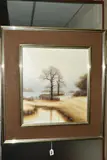 A WINTER LANDSCAPE, signed bottom left, dated 1986, by Michael John William Hill, 1986, acrylic, sold Jan 2020
