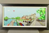 RIVERSIDE WALK' a limited edition print on aluminium 31/49 by Dylan Izaak, print, sold Jan 2020