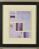 an abstract composition of 'Floating' blocks of colour, signed bottom by Nancy Wood, watercolour on paper, sold Jan 2020