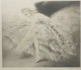 Fair Dancer, 1939 etching and aquatint on paper with hand colouring, framed signed in pencil lower right, embossed artists blindstamp, 56 x 47cm (image) by Louis Icart, etching and aquatint on paper, sold Dec 2018