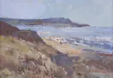 Scottish coastal landscapeSigned and stampedOil on panel26 by William Dealtry, Oil on panel, sold Dec 2018
