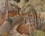 Untitled by Billie Waters, Oil on canvas, sold Dec 2018