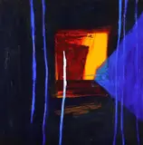 Night Music No by Martyn Brewster, 2000, Oil on canvas unframed, sold Dec 2018