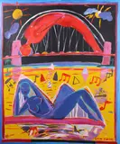 Untitled by Ken Done Australian, Oil on canvas, sold Dec 2018