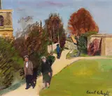 Untitled by Carel Weight, Oil on canvasboard, sold Dec 2018