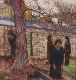 Untitled by Carel Weight, Oil on board, sold Dec 2018