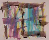 Abstract untitledSigned and dated ‘57Watercolour38 by William Gear, Watercolour, offered Dec 2018