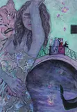 Rio di San CristoforoSigned also by Linda Sutton, Mixed media on board, offered Dec 2018