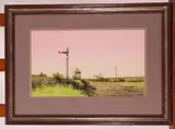 Autumn - Dusk by Laurence Roche, 1982, acrylic on board, sold Dec 2018