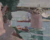 Untitled by Neville Sotheby Pitcher, Oil on board, sold Dec 2018