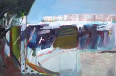 Untitled by Larry Wakefield, Oil on canvas, sold Dec 2018