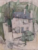 White Villa KerasiaSigned and dated 87 also by Philip Jones, Oil on canvas, offered Dec 2018