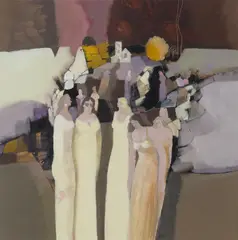 Harvest Thanksgiving 2002Signed with initialsOil on canvasboard30 by Charles Sutton, Oil on canvasboard, offered Dec 2018