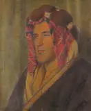 Portrait of T by Charles Frederick Tunnicliffe, Oil on canvas, sold Dec 2018