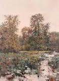 Untitled by Charles Neal, Oil on canvas, sold Dec 2018