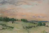 Untitled by Paul Maze, Pastel, sold Dec 2018