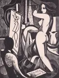 Artist’s model I by John Buckland Wright, 1935, print (other), sold Dec 2018