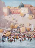 Untitled by Frank Dean, 1909, Watercolour with bodycolour, sold Dec 2018