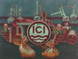 Aspects of Industry Introduction ICI SymbolGouache unframed40 by Edward Wadsworth, Gouache unframed, sold Dec 2018