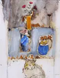 Untitled by Leo McDowell, Mixed media, sold Dec 2018