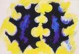 Untitled yellow and purpleSigned and dated ‘76Mixed media54 by William Gear, Mixed media, offered Dec 2018