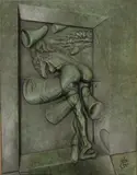 Jeune vierge autosodomisée par les cornes de sa propre by Salvador Dalí, sculpture, sold Dec 2018