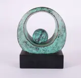A little more timeSigned with initials dated 2006 and numbered IV/IXGreen by Chris Buck, 2006, bronze, sold Dec 2018