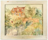 country scene by Jeanne Davies, oil on canvas, sold Dec 2021
