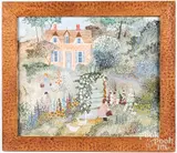 country scene by Jeanne Davies, oil on canvas, sold Dec 2021
