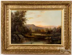 landscape by Albert Babb Insley, oil on canvas, sold Oct 2021