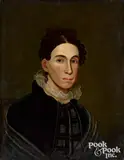 portrait by Zedekiah Belknap, oil on panel, sold Oct 2021