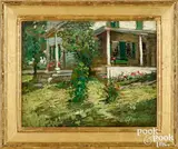 The Old Homestead by Charles Bacon, oil on canvas, sold Oct 2021