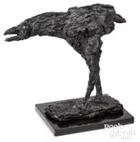 Bird (with an Attitude) by Elisabeth Frink, 1952, bronze, sold Oct 2021
