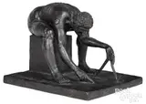 Newton after Blake by Eduardo Paolozzi, 1998, bronze, sold Oct 2021