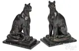 Pair of Pumas by William Zorach, bronze, sold Oct 2021