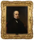 ATTRIBUTED, PORTRAIT OF HENRY CLAY by James Lambdin, oil on canvas, sold Nov 2022