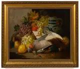 STILL-LIFE by Carducius Plantagenet Ream, oil on canvas laid on board, sold Nov 2022
