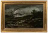 LANDSCAPE by Joseph Jefferson, oil on canvas, sold Nov 2022