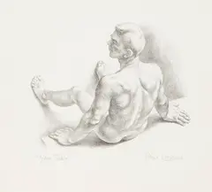 Teddo by Paul Cadmus, 1985, lithograph, sold Mar 2021