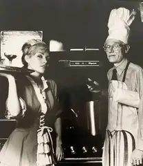 Are You Still Hungry (Debbie Harry and Andy Warhol) by Michael McKenzie, 1979, silver gelatin print, sold Mar 2021