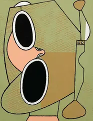 Chock by David Storey, 1999, lithograph, sold Mar 2021