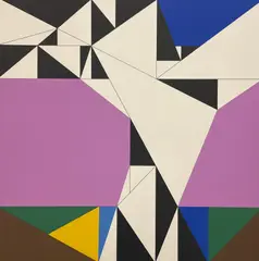 Untitled 1 by Walter Allner, 1970, serigraph, sold Mar 2021