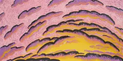 Dawn by Louisa Chase, 1982, woodcut, sold Mar 2021