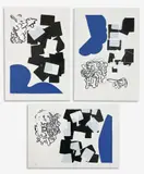 II, III, IV by Stephen Davis, 1999, lithograph, sold Mar 2021
