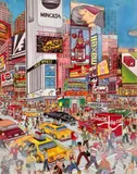 Times Square by Susannah MacDonald, screenprint, sold Mar 2021