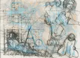 A Cubes Etc. by Jak Kovatch, 1987, etching, sold Apr 2021