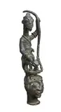 Figure On Head by Donald Friend, c.1939, bronze, sold Oct 2013
