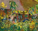 Batujimbar by Donald Friend, c.1971, oil on canvas on board, sold Oct 2013