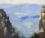 Mount Buffalo by Arthur Streeton, c.1914, oil on canvas, offered Aug 2013
