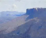 Mount Rosea, Grampians by Arthur Streeton, 1920, oil on canvas, sold Aug 2013